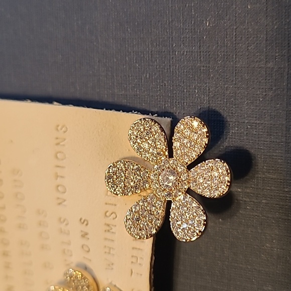 Anthropologie 14K Gold plated earrings - Picture 2 of 4